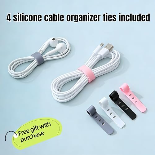 1 Large + 1 Small Cable Management Box Set – 2-Piece Cord Organizer Box, Home Office Desk Wire Storage & Cable Managemen