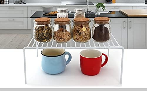 Redrubbit Medium (13 x 9. 4 Inch) Cabinet Storage Shelf Rack, Rustproof Kitchen Counter and Cabinet Shelf, Storage Rack 