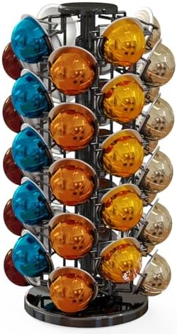 Nespresso Pods Holder Tower Stand,Vertuo Pod Holder 40 Pods Capacity,Black