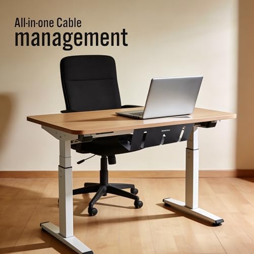 Under Desk Cable Management Tray,17" Cable Organizer,Power Strip Holder