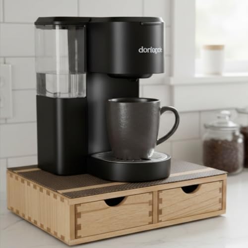 DDYURI Storage Drawer Holder for Capsules Coffee Pod K-cup Organizer /2 Drawers for Counter Organization for Kitchen Ute