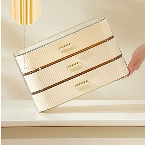 Stackable Plastic Organizer Big & Spacious Drawer | Organize Eyeshadow Palettes, Cosmetics, and Beauty Supplies on a Van