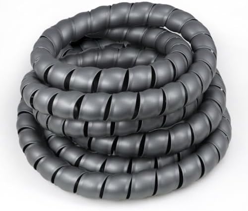 5/16" Spiral Cable Wrap, Plastic Wire Wrap Cord Protectors from Pets No Chew, Spiral Cable Management Sleeve Organizer f