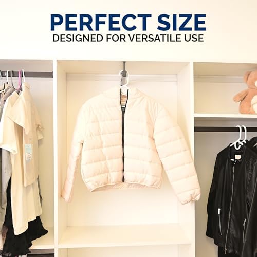 Closetselect Ultra Heavy Duty Hangers 28 Pack - Thick White Clothes Hangers