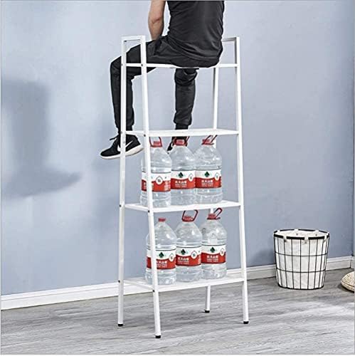 Ladder Shelf,Black Bookshelf 4 Tier Small Bookshelf,Ladder Shelf Bookcase,Tall Bookshelf,Leaning Bookshelf,Skinny Booksh