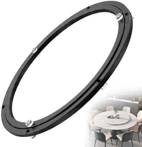Lazy Susan Hardware 14" Heavy Duty Black Turntable Bearing Swivel Base Kit