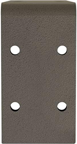 Ekena Millwork BKTM02X06X03EBHDB Steel Bracket Embrey, 2" W x 6" D x 3 3/4" H, Hammered Dark Bronze