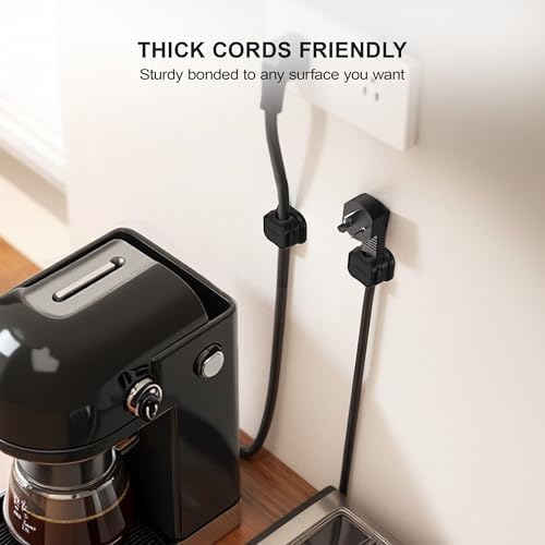 48 Pack Magnetic Cable Clip Organizer Cord Holder, Picozon Adhesive Cable Management, Wire Phone USB Charger Cable Holde