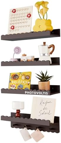 4 PCS Floating Shelves for Wall 15.6"