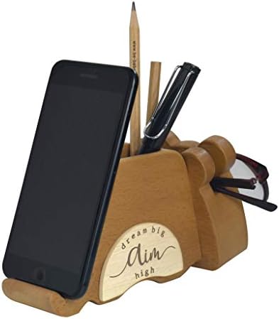 I'm Wood Multipurpose Eyeglass Phone Pen & Hamster Pencil Holder