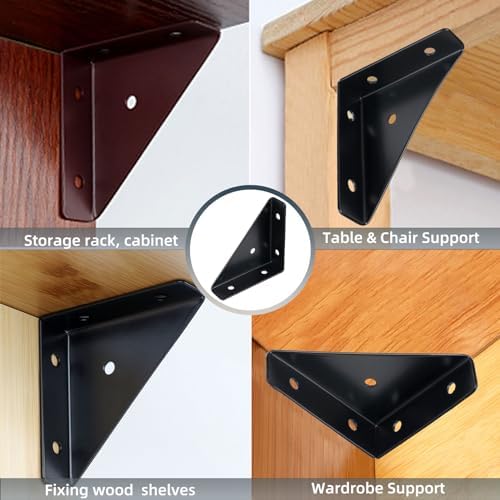 2-9/16" Corner Brace L Bracket for Wood – 20 Pack Right Angle Brackets