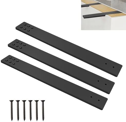 3 Pack 3/8" Thick 20" Lx 2.5" W Countertop Support Bracket