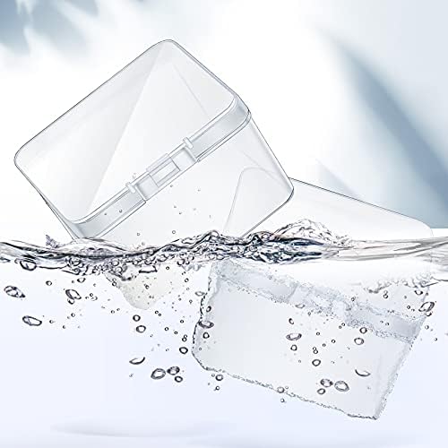 Jetec 30 Pieces Small Clear Plastic Storage Box, 2.5 x 2.5 x 1.6 Inch