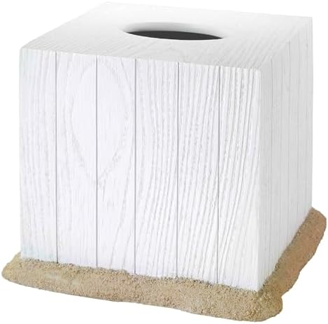 Avanti Linens - Tissue Box Cover, Standard Size Tissue Holder for Home