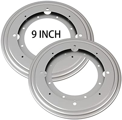 2Pack 9" Lazy Susan Hardware 5/16 Thick Turntable Bearings