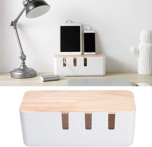 Alvinlite Cable Management Box Ground Wire Cover Storage Box Storage Box for Concealing Wires Power Strips Floor
