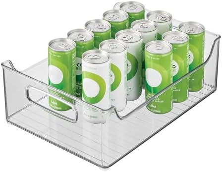 iDesign Stackable Storage Bin with Handles, Clear