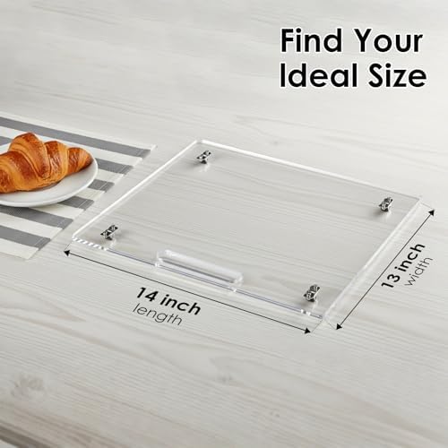 HAYVAN Appliance Slider for Kitchen, Acrylic Sliding Tray, 13x14 in, Clear