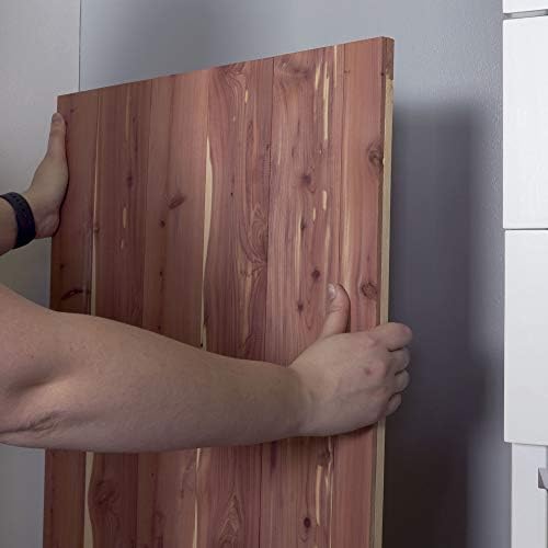Household Essentials Cedar Fresh Cedar Panels for Closet 2 Pack, Bracket-Free with a Variety of Potential Uses, Natural