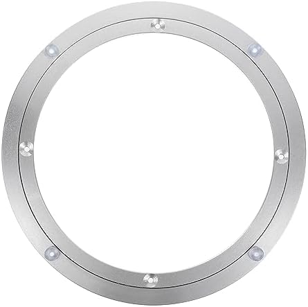 uxcell Aluminium Lazy Susan Turntable Bearing, 10 inch（Base Only）
