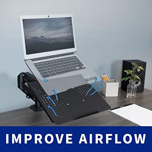 VIVO Black Laptop Tray for up to 17 in Devices, Stand-LAP2