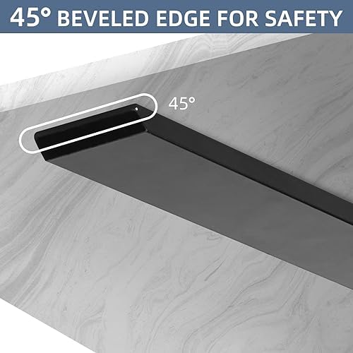 Hidden Island Countertop Support Bracket, Solid Heavy Duty Floating Shelf Bracket Straight Bracket for Granite/Wood/Conc