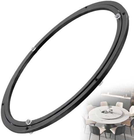 Lazy Susan Hardware 18" Heavy Duty Black Turntable Bearing Swivel Base Kit