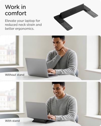 Spigen Slim Fold Laptop Stand Foldable Portable