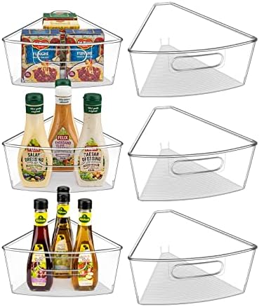 JEISSLIA Lazy Susan Cabinet Organizer Bins for 26"/ 28"/ 32" Diameter