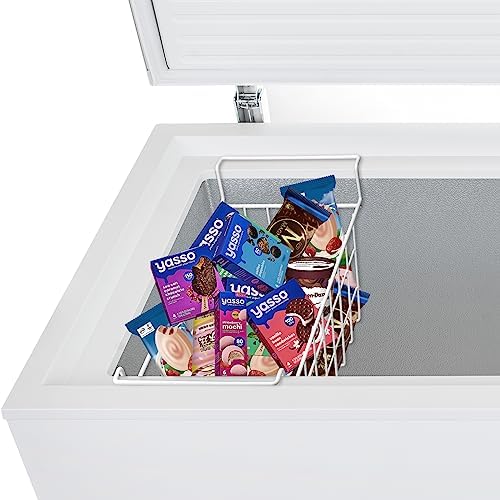 Orgneas 15.5" Freezer Organizer Bins for Chest Freezer Storage Rack Bins