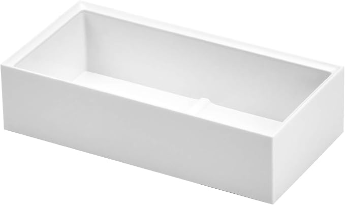 Bostitch Office Konnect Desk Organizer Accessory Tray, Wide, Stacks for Desktop Storage, White (Pack of 6)