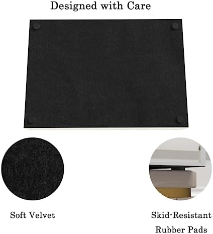 Perfume Vanity Tray With Metal Frame, Gold Bathroom Decorative Tray for Dresser, Jewelry or Home Decoration 2 Pcs (L+S)