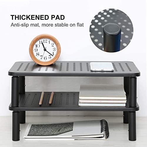 suptek Computer Monitor Stand Riser,Monitor Riser for Laptop, Printer, Notebook and All Flat Screen TV Display with Vent