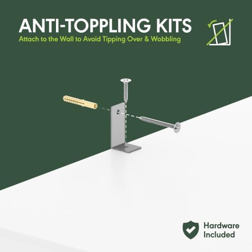 FURINNO Wright 5-Shelf Bookcase, Soft White