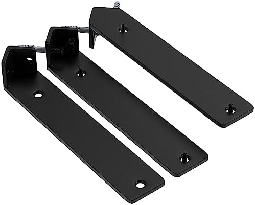 Corner Shelf Bracket, 11 inch 3-Pack 1/5" Thick Hidden Shelf Brackets