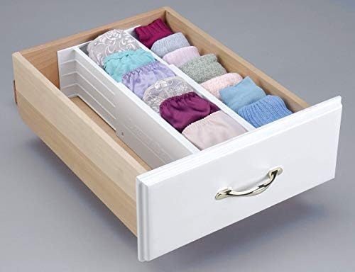 Dial Industries Dresser Drawer Organizer Dividers, Set of 2, 4.5" Deep