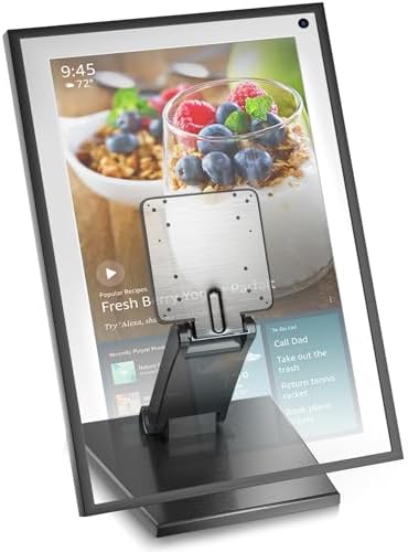 WEARSON Mount Stand for Amazon Alexa Echo Show 15 (1st, 2nd Gen), Tilt, and Rotate Stand Made for Amazon Echo Show 15 Ve