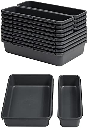 Gonice 13 PCS Drawer Organizer Tray, Interlocking Desk Drawer Organizer