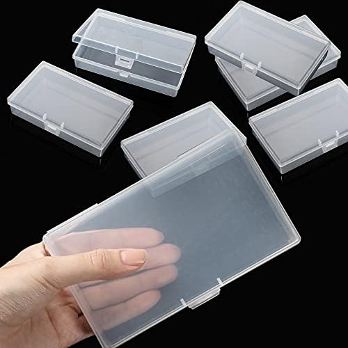 Jetec 30 Pieces Small Clear Plastic Storage Box, 5.2 x 3 x 1.2 Inch