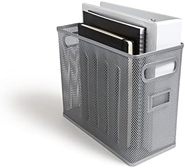 TRU RED Wire Mesh File Organizer, Silver, Desktop Sorter