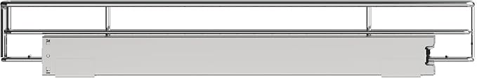 Pulloutor Pull Out Cabinet Organizer,Slide Out Kitchen Cabinet Storage Shelf and Drawer Organizer NEED 12" W and 22" D Cabinet, Chrome Finish (14 * 21 Metal)