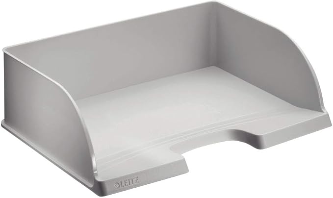 Leitz 52190085 Jumbo Plus Letter Tray A4 Landscape Grey Extra High Polystyrene