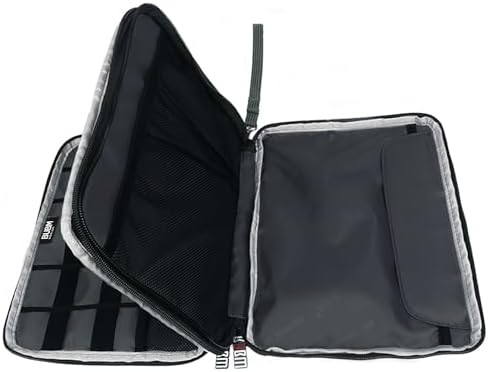BUBM Double Layer Electronics Organizer/Travel Gadget Bag For Cables,Memory Cards,Flash Hard Drive and More,Fit For iPad