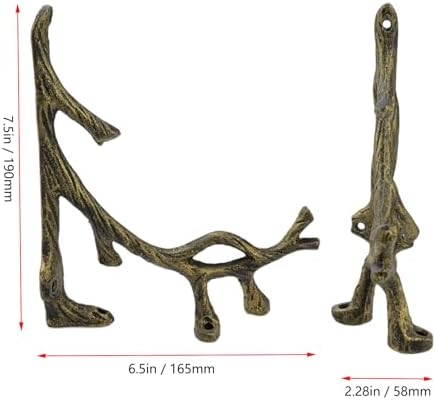 2PCS Shelf Brackets Antique Wall Bracket Rack Shelves