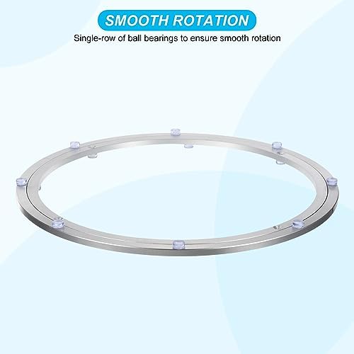 uxcell Aluminium Lazy Susan Turntable Bearing, 16 inch（Base Only）