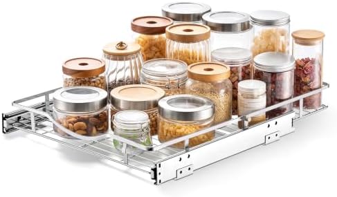 VEVOR Pull Out Cabinet Organizer 16.93"W x 21.06"D Steel Slide Out Drawers