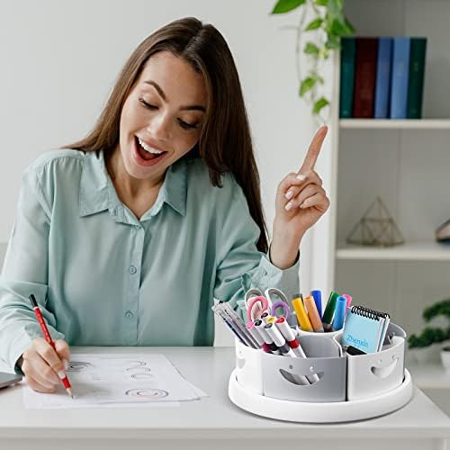MeCids Art Supply Organizer Rotating Desk Organizer Pen Holder (10 IN)