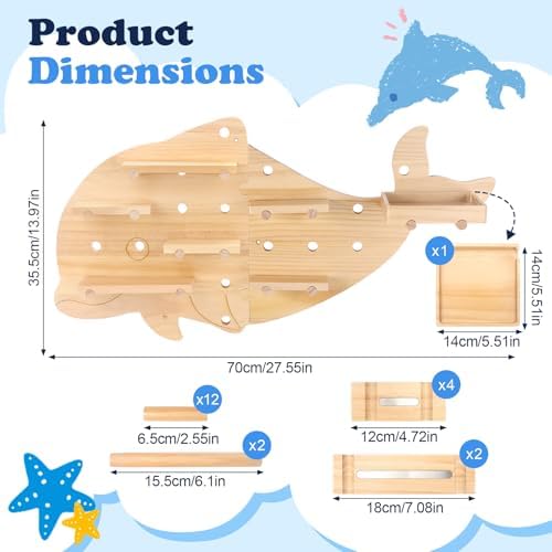 Inspired by Montessori Display Shelf for Toniebox 2/1 Tonies Figures