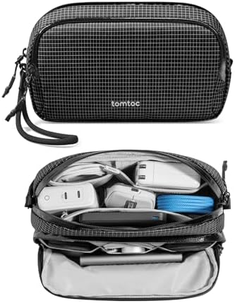 tomtoc Electronic Organizer Travel Case Performance, Dual Compartment Bag