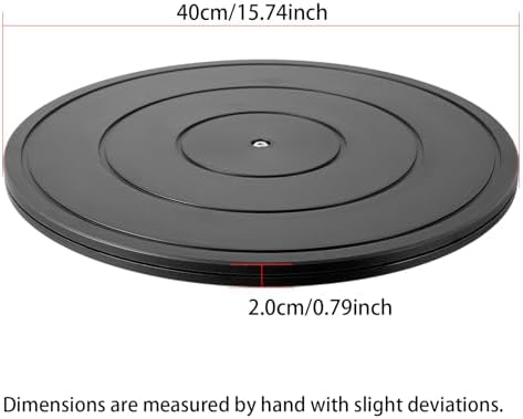 HSTECH 16 Inch Heavy Duty Rotating Swivel Stand - Lazy Susan with Steel Ball Bearings for Model Base/Rotating Plants/Cra